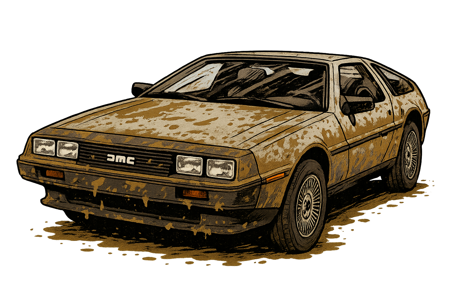 Car before detailing